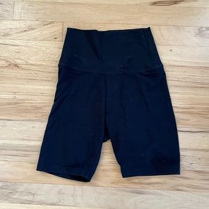 Aerie Offline Black Biker Shorts